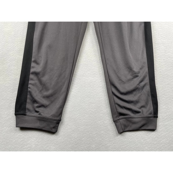 ID Ideology Men's Small Charcoal & Black Stripe Knit Drawstring Jogger Sweatpant - Picture 4 of 9